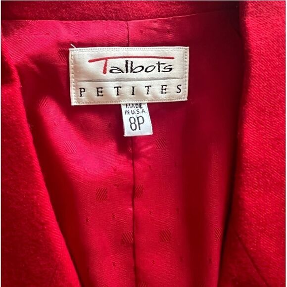 VTG | Talbots | Red Blazer and Skirt Suit 2 Piece - Picture 16 of 16